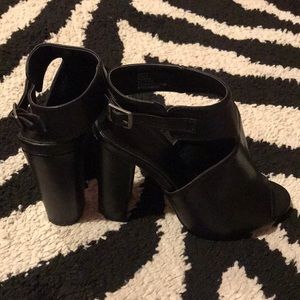 Black heels from Charlotte Russe. Only worn once!